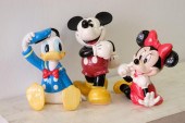 GROUP, 3 LARGE DISNEY SCHMID M