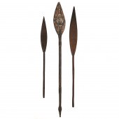 GROUP (3) OCEANIC CARVED WOOD