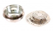 GROUP, 3 SILVER PLATE TRIVETS