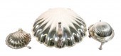 GROUP, 3 SILVERPLATE COVERED S