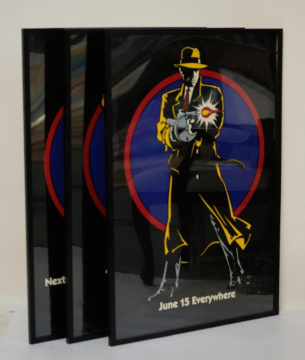 GROUP, 3 VINTAGE DICK TRACY MOVIE