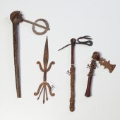 GROUP (4) AFRICAN CEREMONIAL W