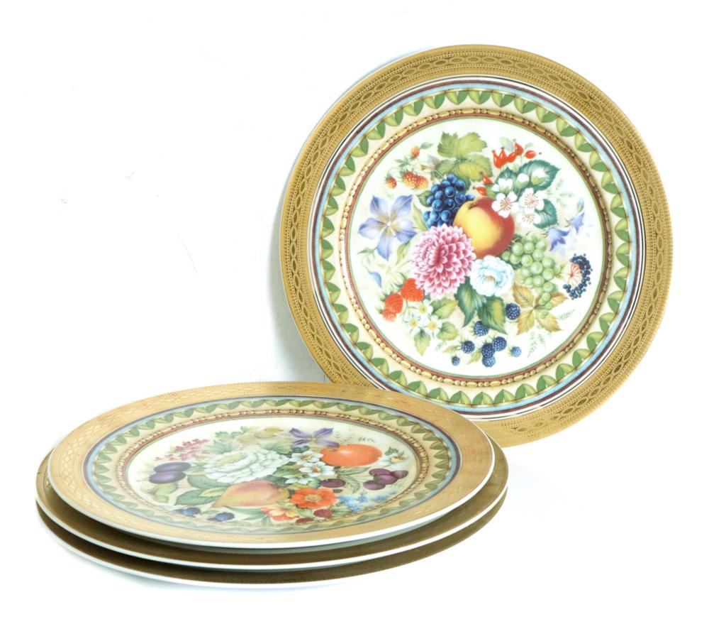 GROUP, 4 PORCELAINE LG T. LIMOGES