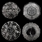 GROUP, 4 VINTAGE DEPRESSION GL