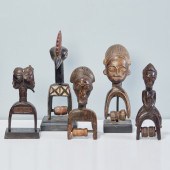 GROUP (5) AFRICAN STYLE FIGURA