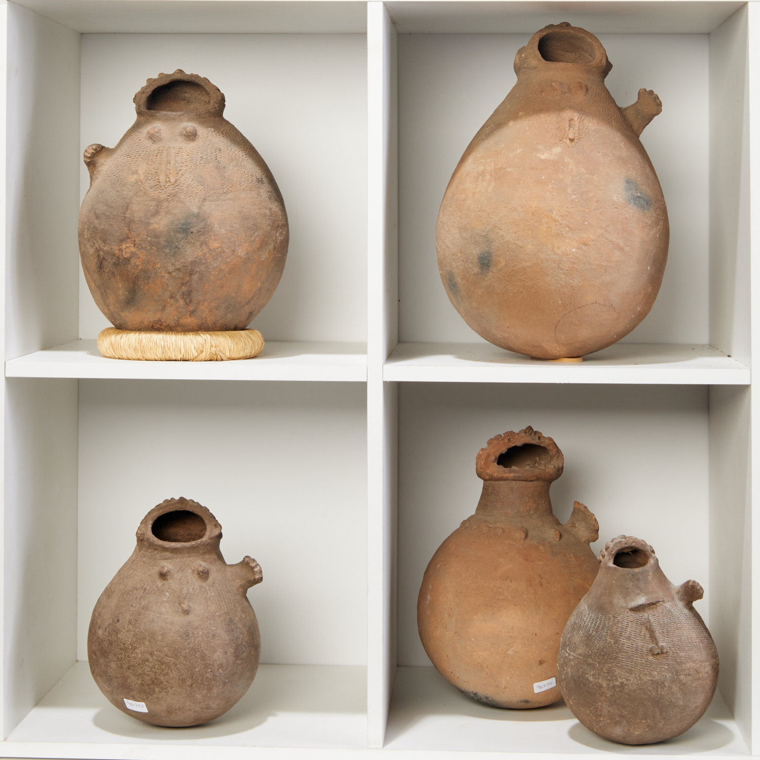 GROUP (5) AFRICAN TERRACOTTA