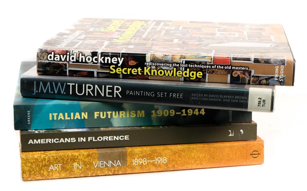GROUP, 5 ART BOOKSGrouping of 5 art