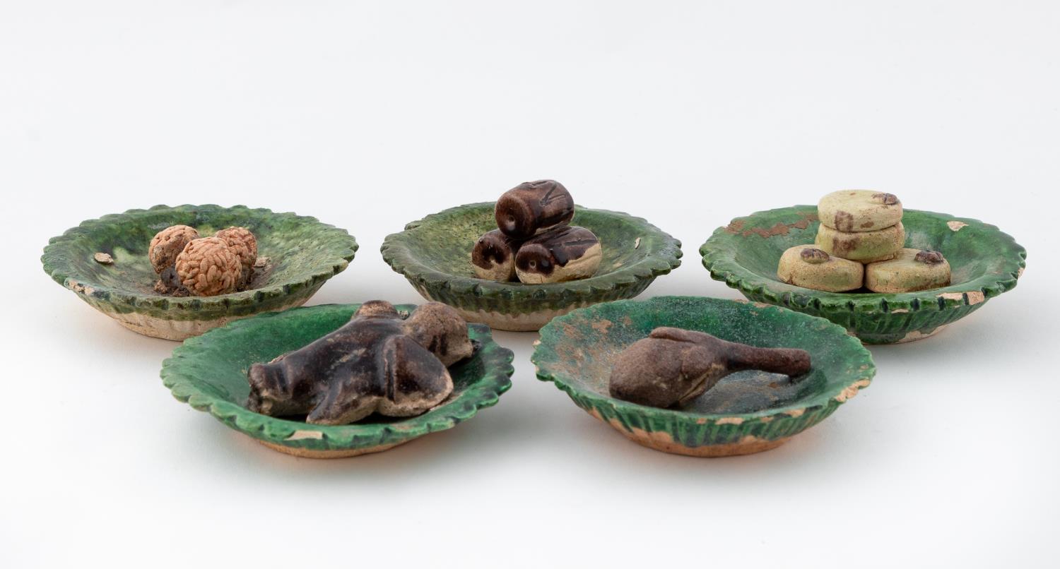 GROUP 5 CHINESE ALTAR FRUIT ON