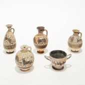 GROUP (5) GREEK ATTIC STYLE VE