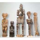 GROUP (5) LARGE WEST AFRICAN C