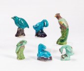 GROUP, 6 CHINESE DIMINUTIVE GL