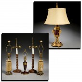 GROUP (6) TABLE LAMPS, INCL. P