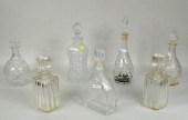 GROUP 7 CLEAR GLASS CUT, PRESS