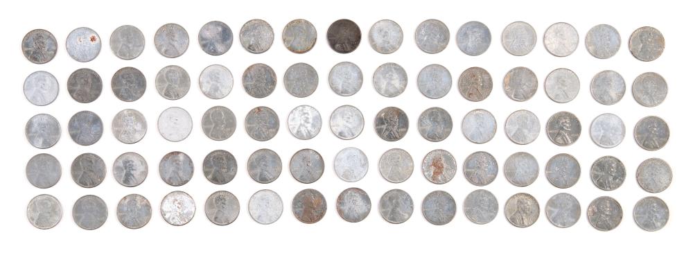 GROUP, 75 STEEL PENNIESGrouping