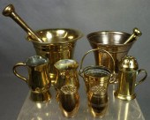 Group 8 early brass accessorie