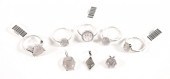 GROUP, 8 NEW 925 RUTILATED QUA