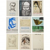 GROUP (9) VINTAGE ART EXHIBITI