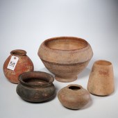 GROUP AFRICAN POTTERY, INCL. D