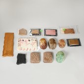 GROUP ANCIENT SCARAB & TABLET