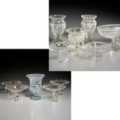 GROUP ANTIQUE ANGLO-IRISH CUT