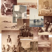GROUP ANTIQUE PHOTOS ANCIENT E