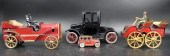 GROUP ANTIQUE TOY CARS INCLUDI