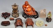 GROUP ASIAN DECORATIVE ITEMS,