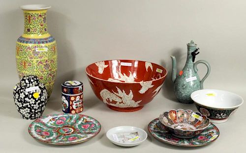 GROUP ASIAN PORCELAIN ITEMSGroup of