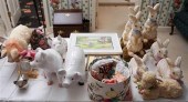 GROUP ASSORTED CERAMIC PIGS, C