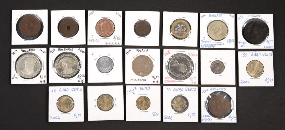 GROUP, ASSORTED FOREIGN CURRENCY