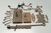 Group assorted hand wrought ha