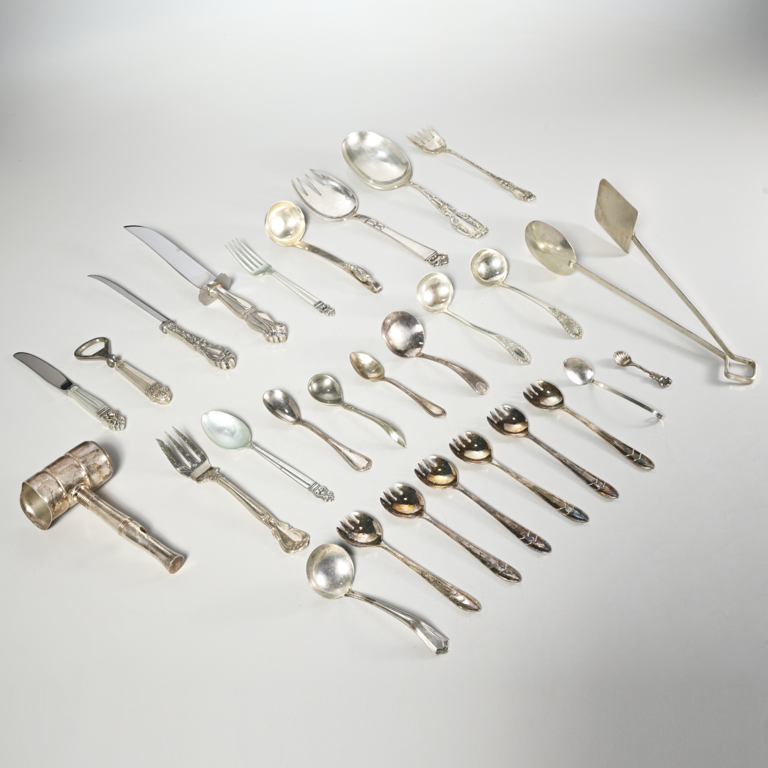 GROUP ASSORTED STERLING & SILVER