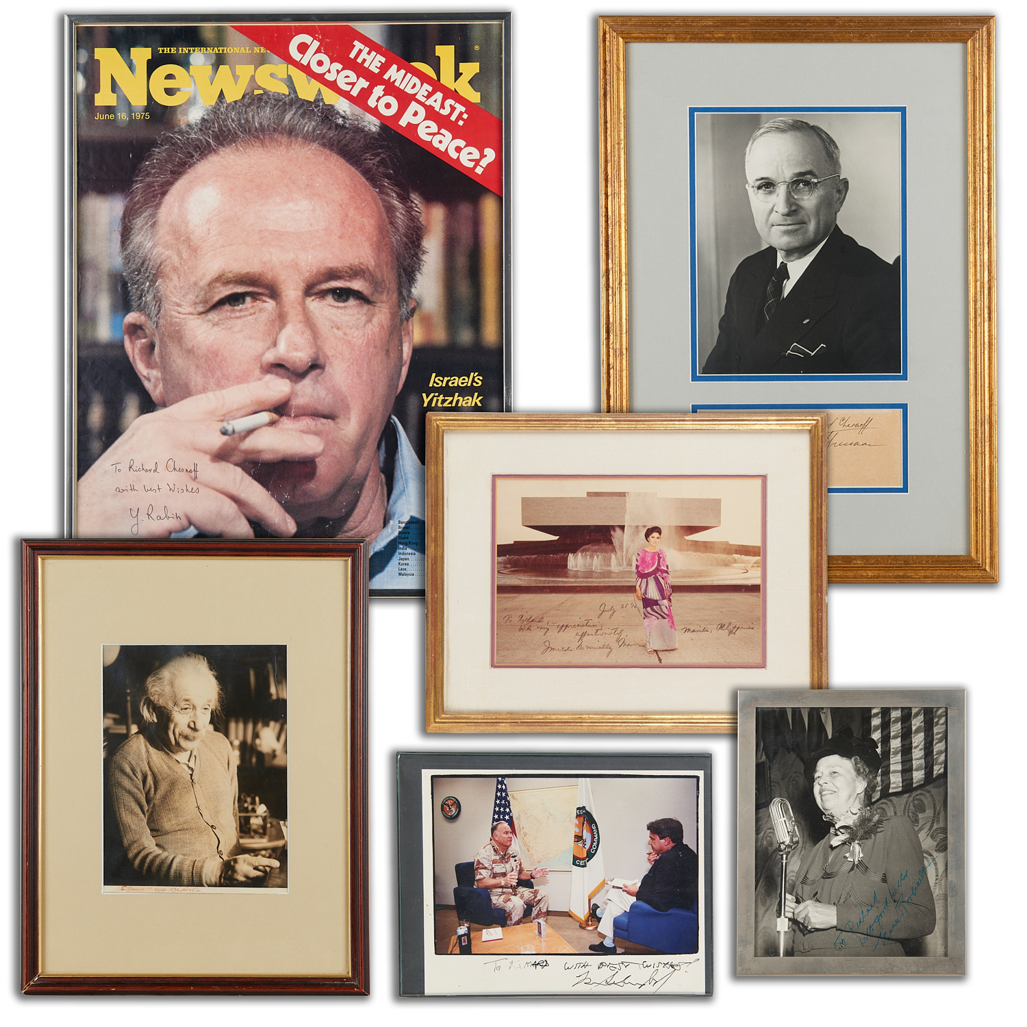 GROUP AUTOGRAPHS INCL. EINSTEIN,