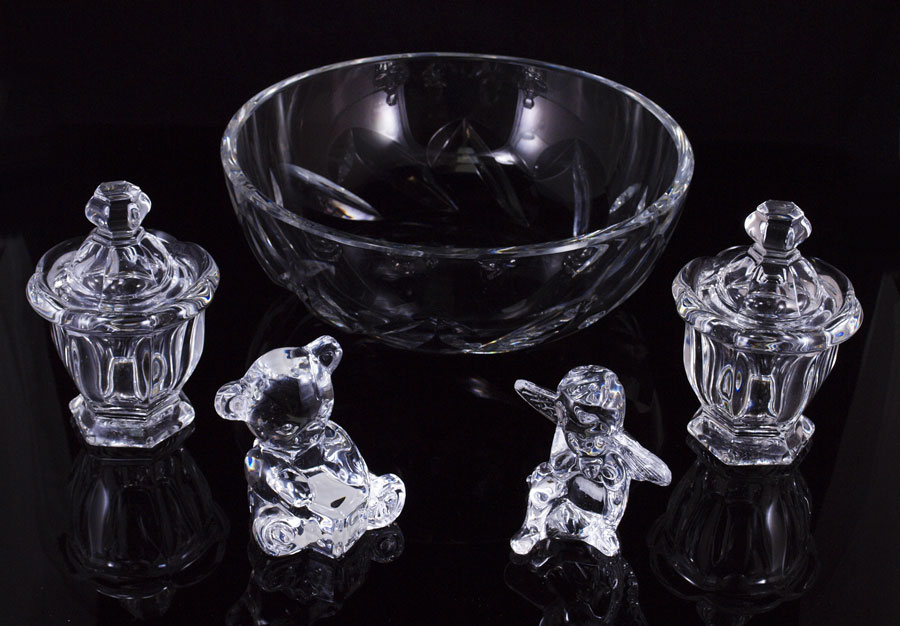 GROUP BACCARAT FRENCH CRYSTAL: 1)