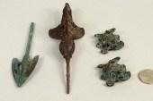 GROUP CHINESE BRONZE & METAL O
