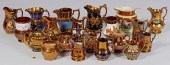 GROUP COPPER LUSTERWARE, 20 PI