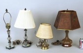 GROUP DECORATIVE TABLE LAMPSGr