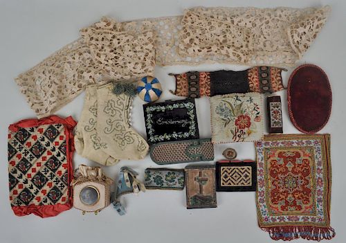 GROUP EARLY BEADED & OTHER