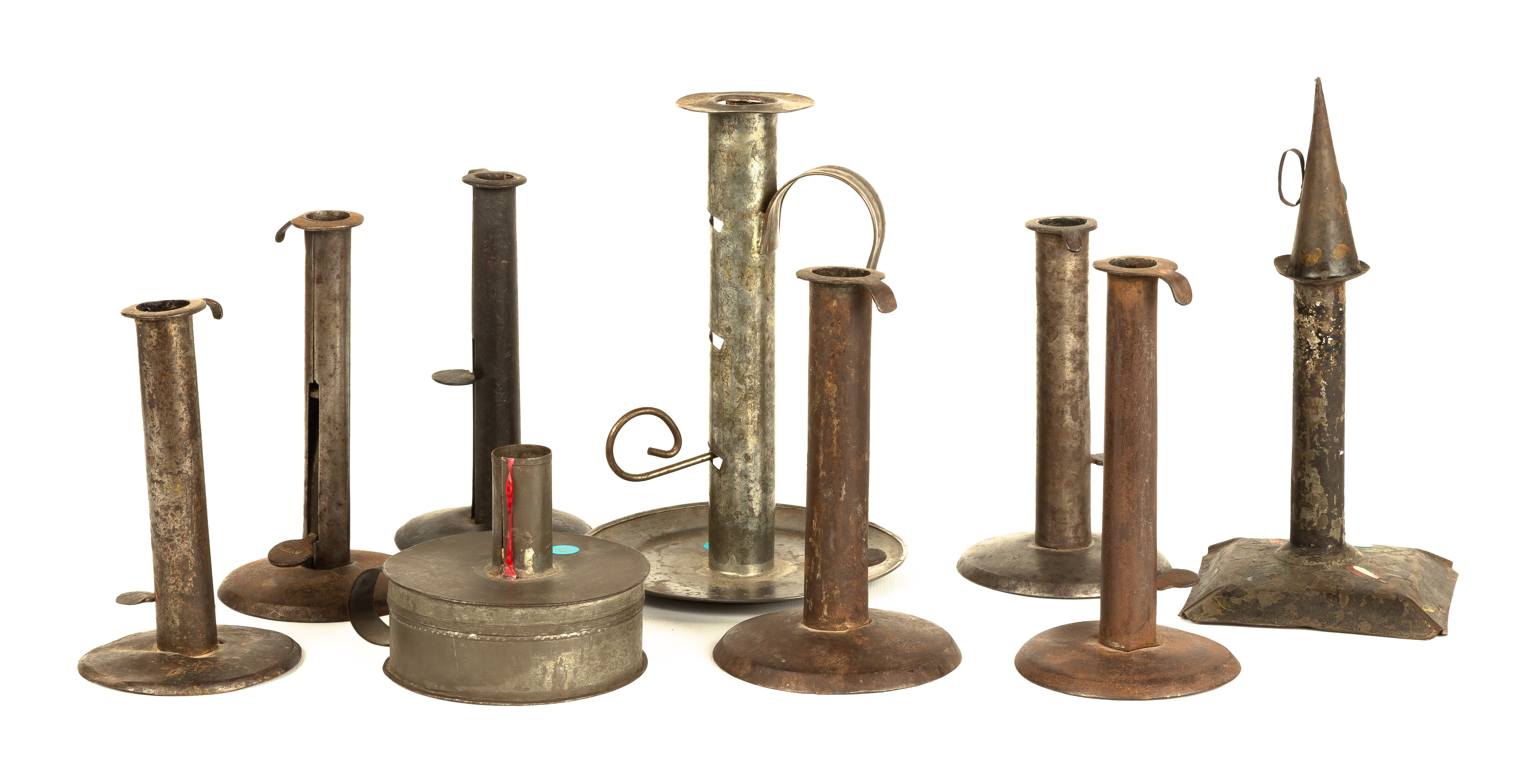 GROUP EARLY CANDLESTICKS