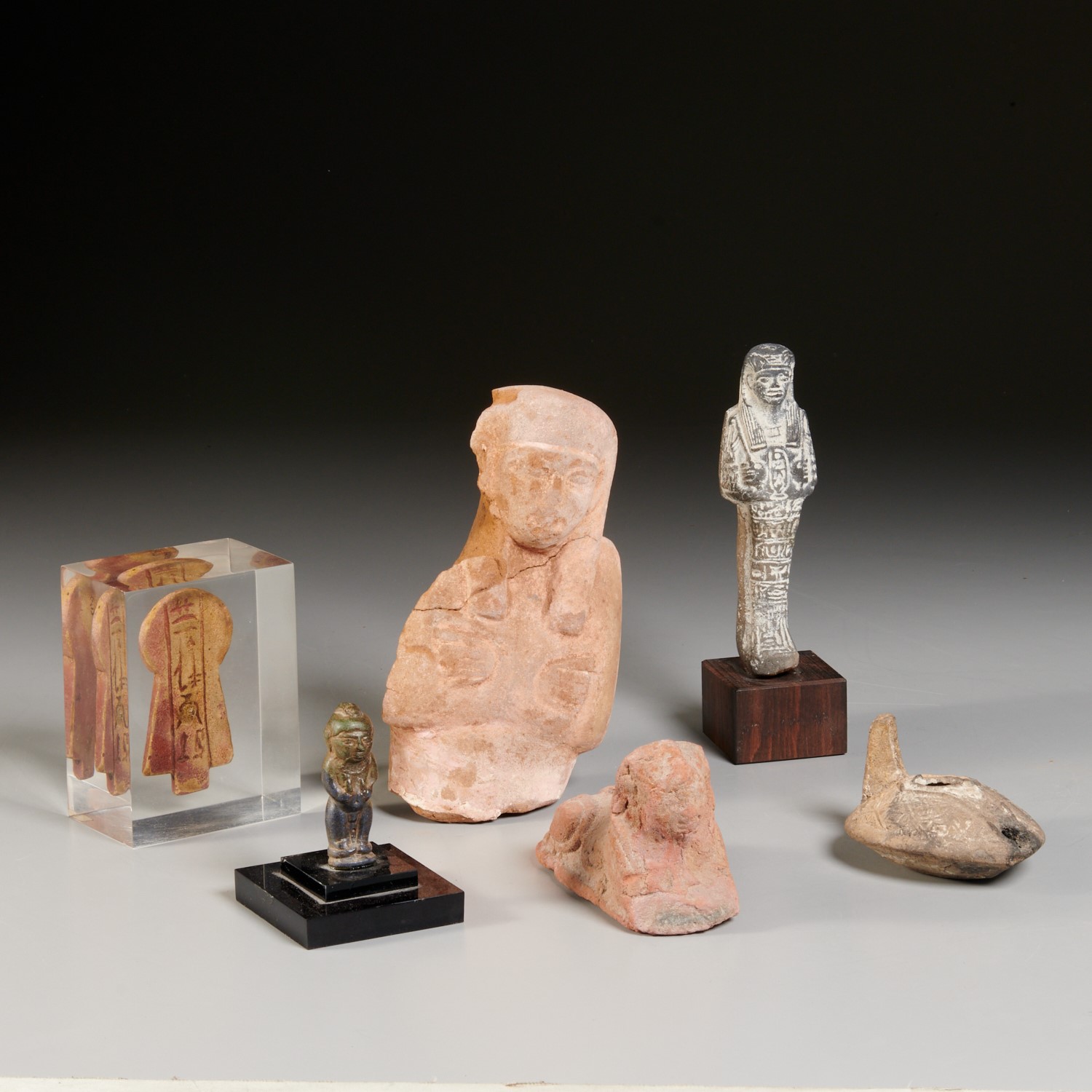 GROUP EGYPTIAN ANTIQUITIES, INCL.