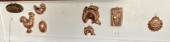 GROUP EIGHT COPPER MOLDSof var