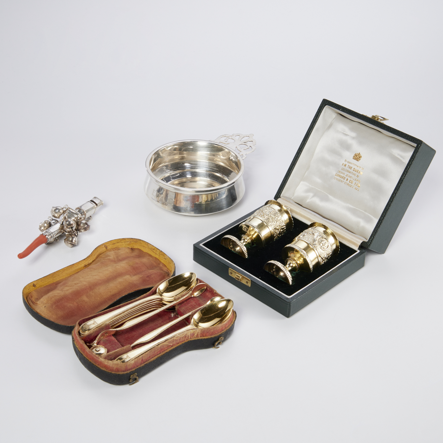 GROUP ENGLISH AND AMERICAN SILVER