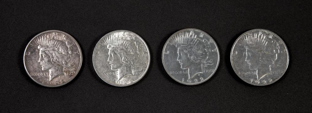 GROUP, FOUR 1922 PEACE