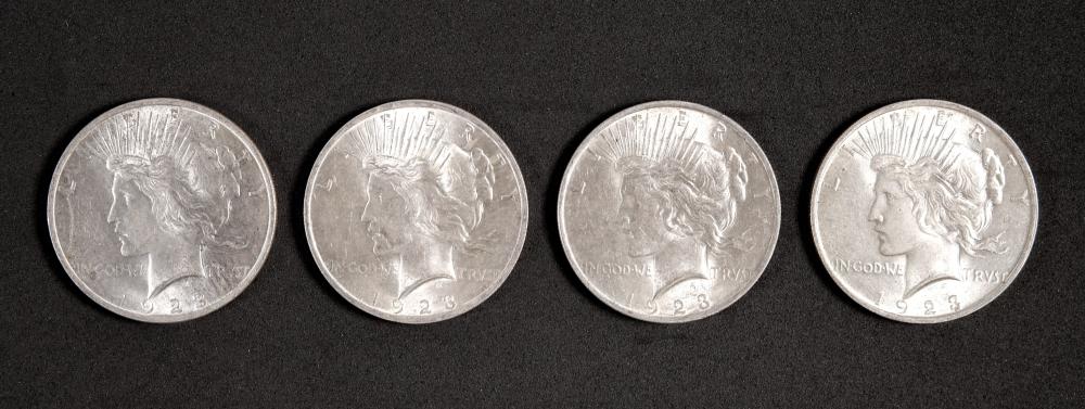 GROUP, FOUR 1923 PEACE