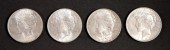 GROUP, FOUR 1923 PEACE DOLLARS