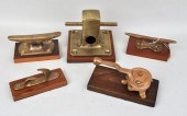 GROUP FOUR BRASS MOUNTED SHIP'