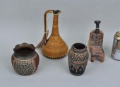 GROUP FOUR DECORATED POTTERY W