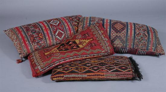GROUP FOUR KILM PILLOWS.