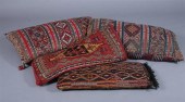 GROUP FOUR KILM PILLOWS.