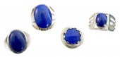 GROUP, FOUR STERLING SILVER LA